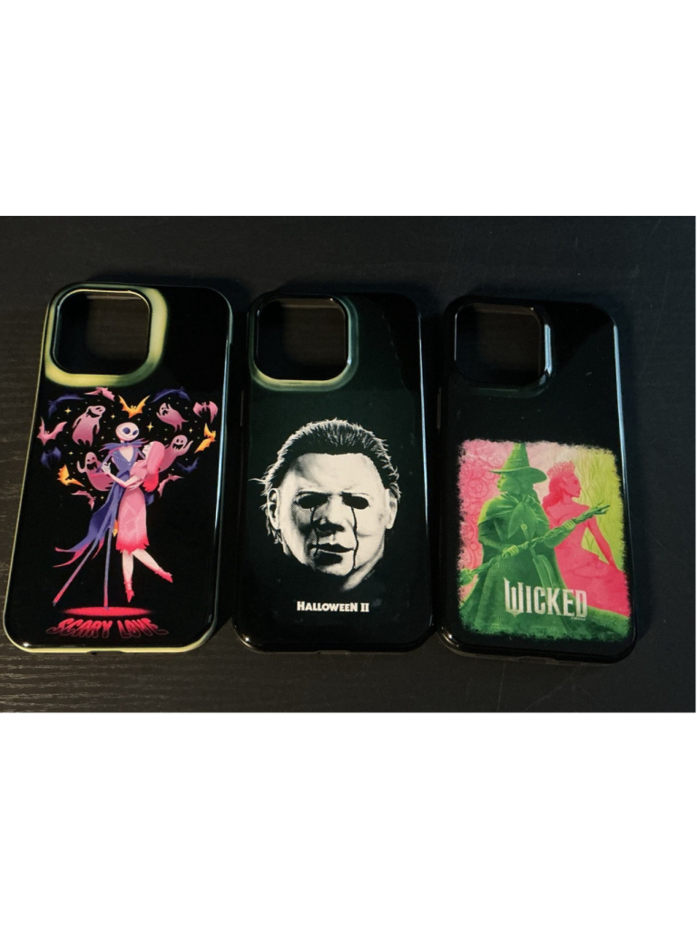 iPhone 15 Pro Max Cases Scary Love, Halloween, Wicked…Lot of 3…NEW…